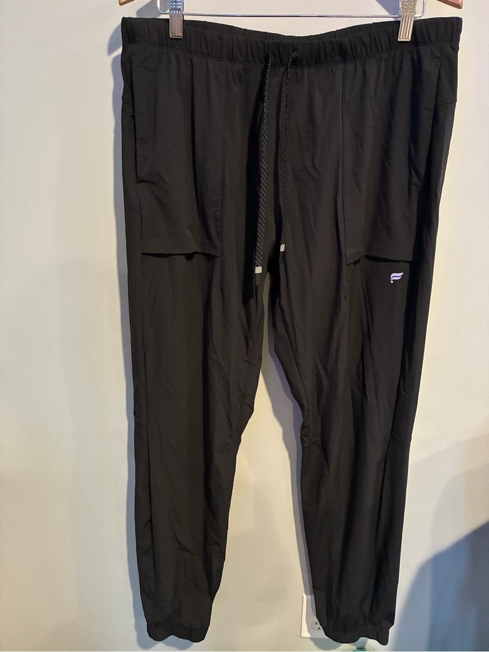 Fabletics Men's Black Drawstring Joggers
